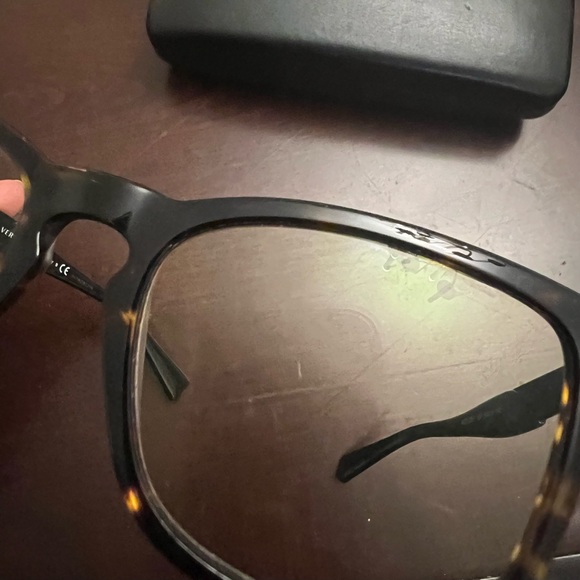 Versace Men's Glasses Tortoise Shell Frame Matching Hard Case Brown Blue Light - Picture 7 of 13